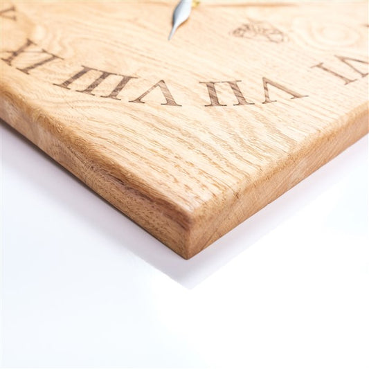 Wooden Wall Clock Roman