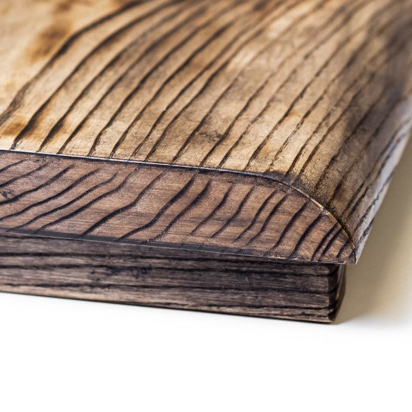 Asa Oku L Wooden Stool Set with Footrest