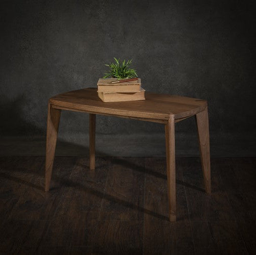 Nora Wooden Side Table – Japandi Walnut Design