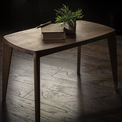 Nora Wooden Side Table – Japandi Walnut Design