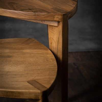 Kurumi L Walnut Stool Set – 2 Pieces