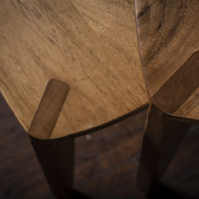 Kurumi L Walnut Stool Set – 2 Pieces