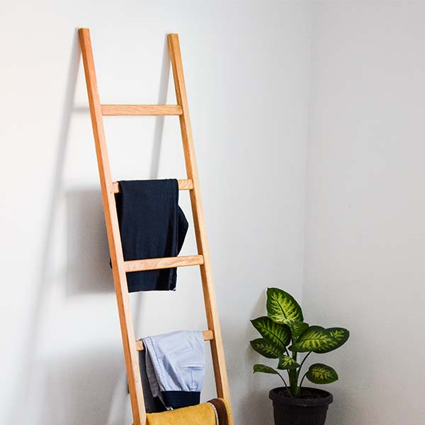 Wooden Ladder Clothes Stand