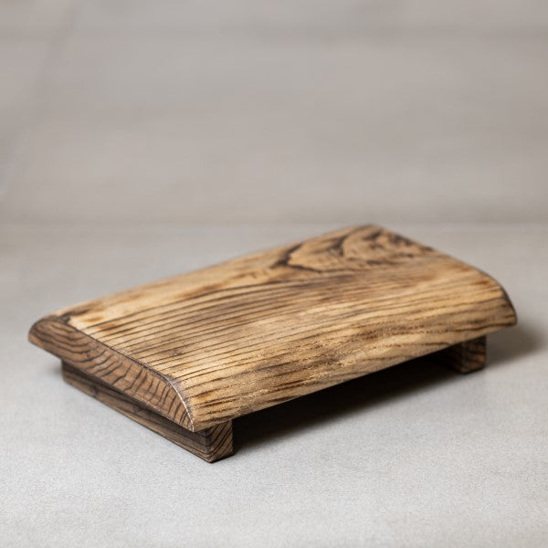 Asa Oku L Wooden Stool Set with Footrest