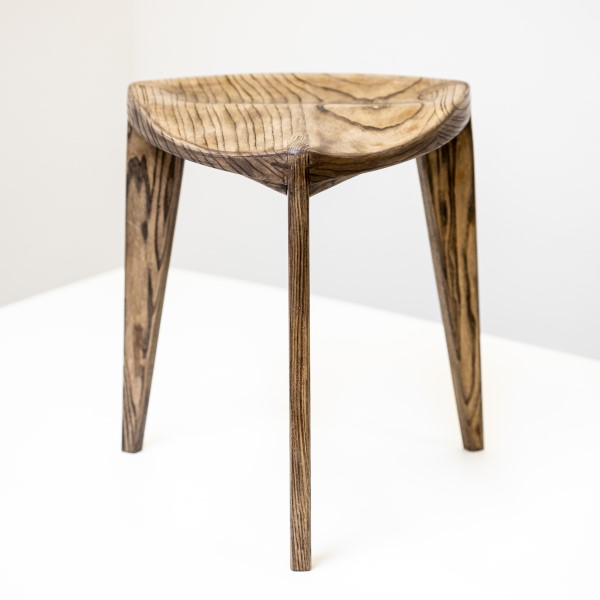 Asa Oku L Wooden Stool