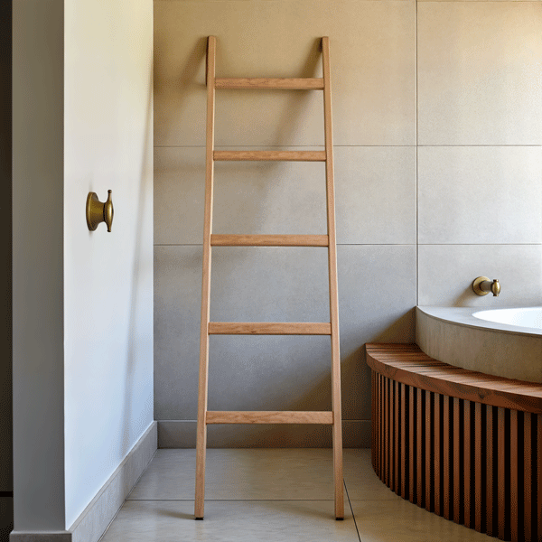 Wooden Ladder Clothes Stand