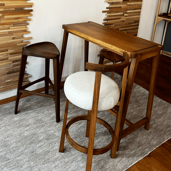 Miyabi Walnut Bar Table