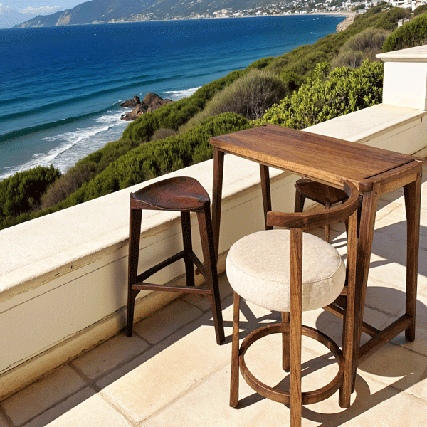 Miyabi Walnut Bar Table