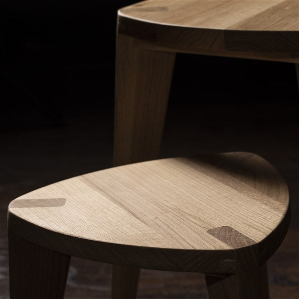 Oak Wooden Side Tables M (Set)