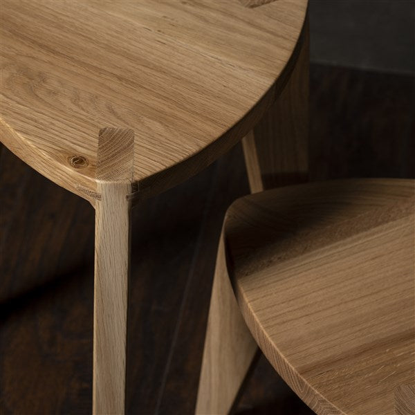 Oak Wooden Side Tables M (Set)