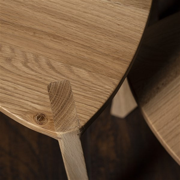 Oak Wooden Side Tables M (Set)
