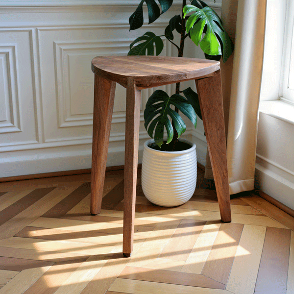 Kurumi Heimen L45 Wooden Step Stool