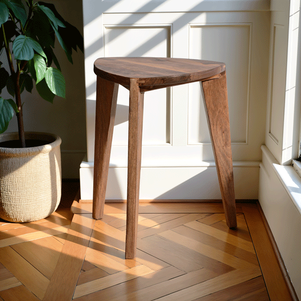 Kurumi Heimen L45 Wooden Step Stool