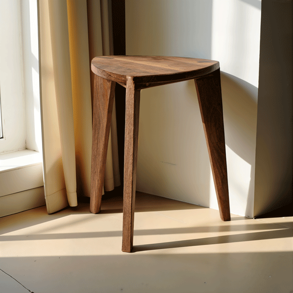 Kurumi Heimen L45 Wooden Step Stool
