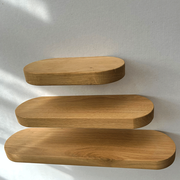 Three-Piece Wooden Shelf Triola