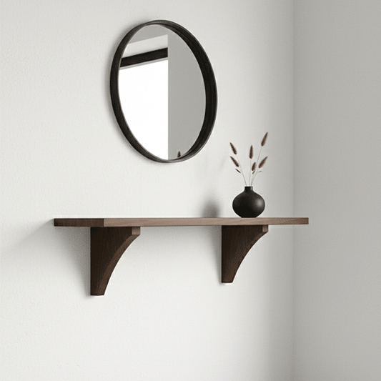 Ana – Wooden Walnut Shelf