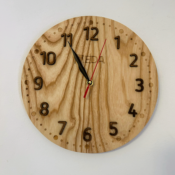 3D Wooden Wall Clock