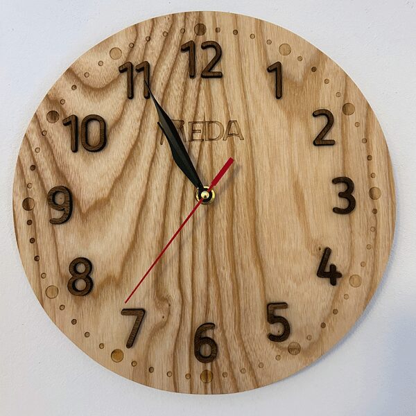 3D Wooden Wall Clock