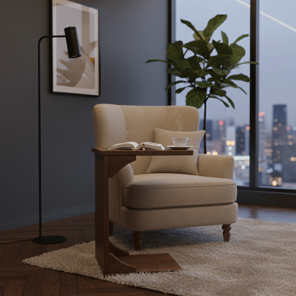 Soe Wooden Side Table