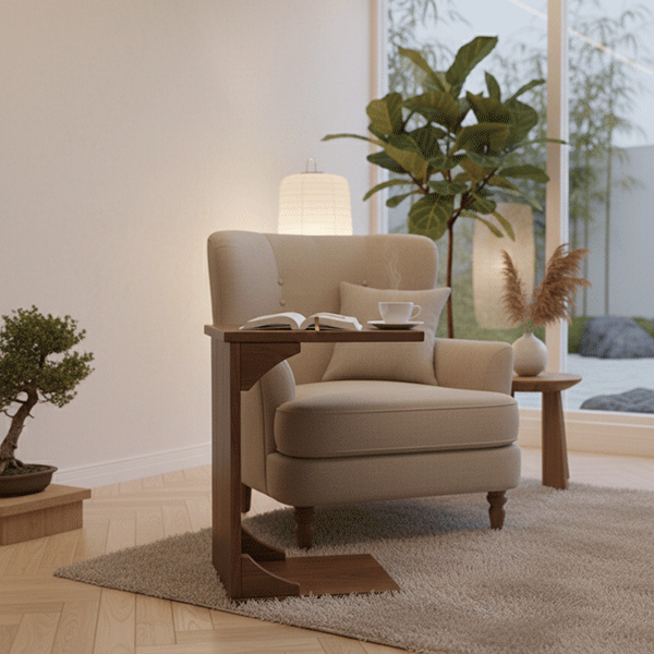 Soe Wooden Side Table