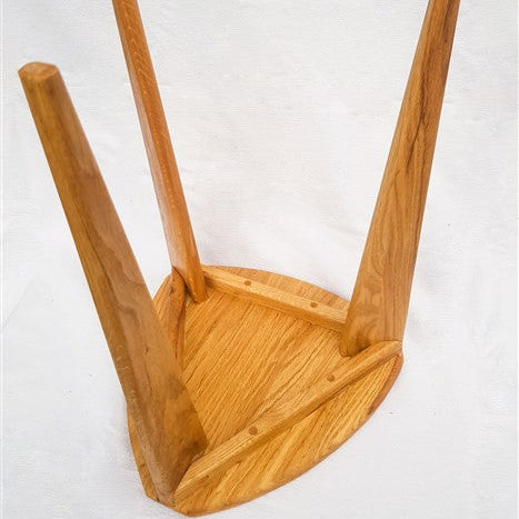 Wooden Side Tables with Ornaments