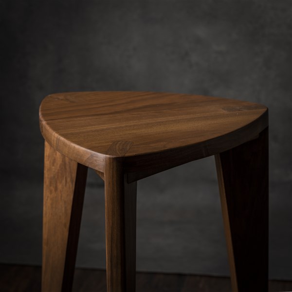 Kurumi Hira M Wooden Stool