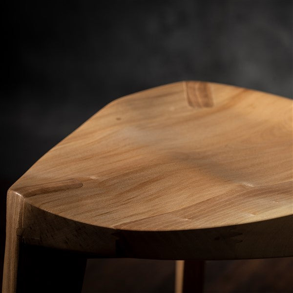 Kurumi Oku Natur L Wooden Stool