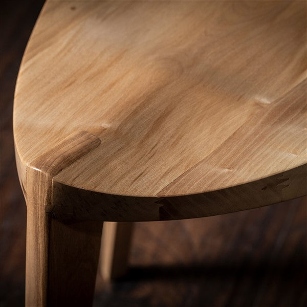 Kurumi Oku Natur L Wooden Stool