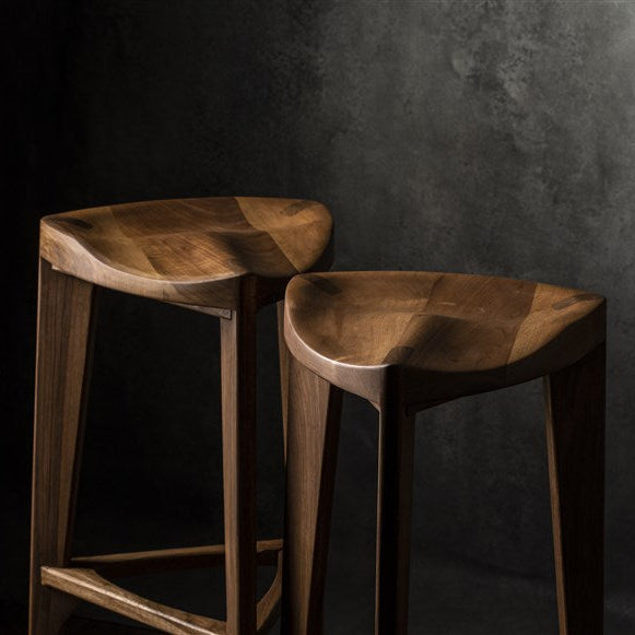 Terca Walnut Bar Stool