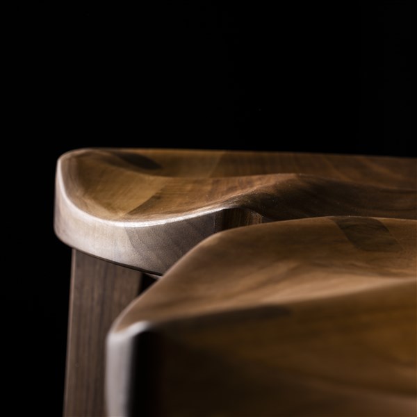 Terca Walnut Bar Stool