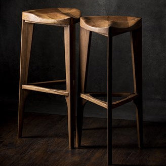 Terca Walnut Bar Stool