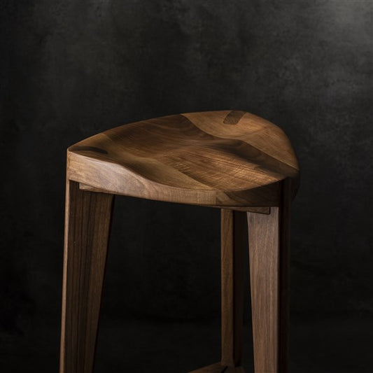 Terca Walnut Bar Stool
