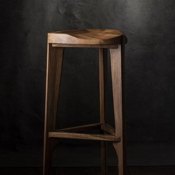 Terca Walnut Bar Stool