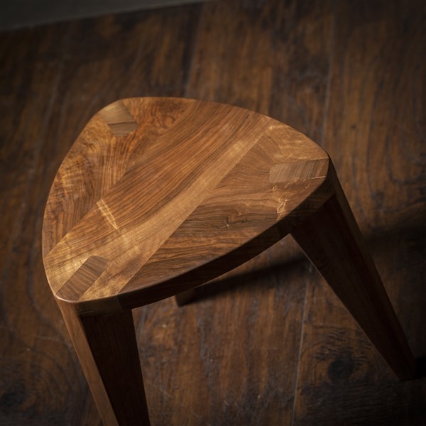 Kurumi Heimen M30 Wooden Stool