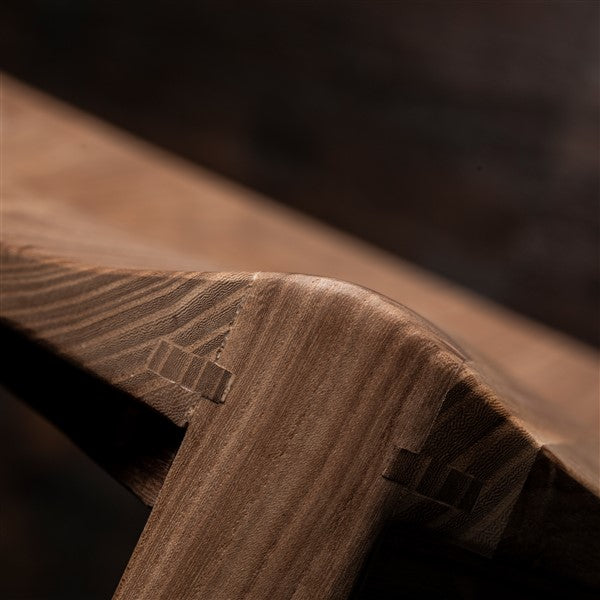 Elm Wooden Bar Stool – 40 cm