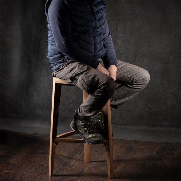 Elm Wooden Bar Stool – 40 cm